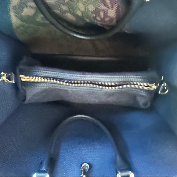 (NWT) Italian Made Crochet Leather Multi-Tote (Shoulder, Satchel, Crossbody +) - Picture 7 of 14